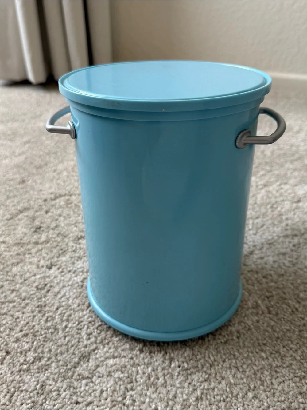 American Girl Dresser Retro Mid- Century Blue Round Drawers